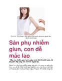 Sản phụ nhiễm giun, con dễ mắc lao