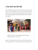Cơm mới của Hà Nội