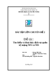 Đề tài: Tìm hiểu và khai thác dịch vụ quản trị mạng NFS và NIS