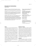 Báo cáo y học: "Background: Percutaneous tracheostomy (PT) has gained an increasing acceptance as an alternative to the conventional surgical tracheostomy (ST). In experienced hands, and with proper patient selection, it is safe, easy and quick."