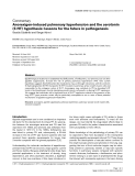 Báo cáo y học: "Anorexigen-induced pulmonary hypertension and the serotonin (5-HT) hypothesis: lessons for the future in pathogenesis"