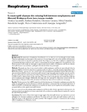 Báo cáo y học: " Is neutrophil elastase the missing link between emphysema and fibrosis? Evidence from two mouse models"