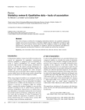 Báo cáo khoa học: "Statistics review 8: Qualitative data – tests of association"