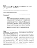 Báo cáo y học: "The use of proton pump inhibitors for gastric acid suppression in critical illnes"
