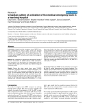 Báo cáo khoa học: "Circadian pattern of activation of the medical emergency team in a teaching hospita"