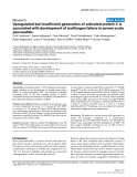 Báo cáo khoa học: "Upregulated but insufficient generation of activated protein C is associated with development of multiorgan failure in severe acute pancreatitis"