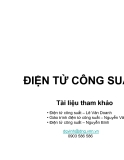 ĐIỆN TỬ CÔNG SUẤT- Phần 1