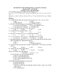 ĐỀ THI THỬ TUYỂN SINH ĐẠI HỌC, CAO ĐẲNG NĂM 2011 Môn thi : HOÁ – MÃ ĐỀ 003