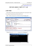 Cách hướng dẫn thực hành tuần 2 - Nhập môn lập trình - Chủ đề DEBUG trên VC++ 6.0