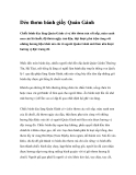 Dẻo thơm bánh giầy Quán Gánh