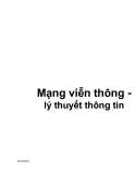 Mạng viễn thông- Lý thuyết thông tin