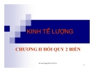 SLIDE KINH TẾ LƯỢNG: CHƯƠNG II: HỒI QUY 2 BIẾN