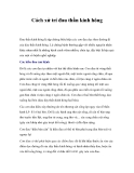 Cách xử trí đau thần kinh hông