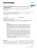 Báo cáo y học: "Targeting APOBEC3A to the viral nucleoprotein complex confers antiviral activity"