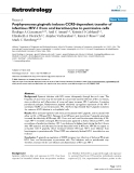 Báo cáo y học: " Porphyromonas gingivalis induces CCR5-dependent transfer of infectious HIV-1 from oral keratinocytes to permissive cells"