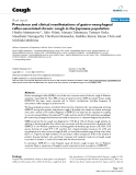 Báo cáo y học: "Prevalence and clinical manifestations of gastro-oesophageal reflux-associated chronic cough in the Japanese population"