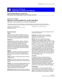 Báo cáo y học: " Albumin and furosemide for acute lung injury"