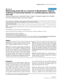 Báo cáo khoa học: "Moisturizing body milk as a reservoir of Burkholderia cepacia: outbreak of nosocomial infection in a multidisciplinary intensive care unit"