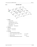 Thực hành tính kết cấu công trình STAAD.PRO 4 - Bài 5