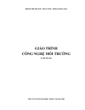 GIÁO TRÌNH CÔNG NGHỆ MÔI TRƯỜNG - CHƯƠNG 1