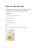Mộm rau mầm chua ngọt