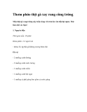 Thơm phức thịt gà xay rang cùng trứng