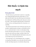 Hút thuốc và bệnh tim mạch