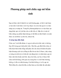 Phương pháp mới chữa sụp mi bẩm sinh