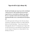 Sụp mi mắt sẽ gây nhược thị