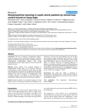 Báo cáo y học: "Norepinephrine weaning in septic shock patients by closed loop control based on fuzzy logic"