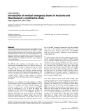Báo cáo y học: "Introduction of medical emergency teams in Australia and New Zealand: a multicentre study"