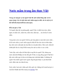 Nước mắm trong ẩm thực Việt