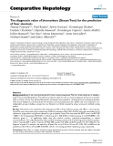 Báo cáo y học: " The diagnostic value of biomarkers (SteatoTest) for the prediction of liver steatosis"