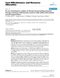 Báo cáo y học: "A cost-minimization analysis of diuretic-based antihypertensive therapy reducing cardiovascular events in older adults with isolated systolic hypertension"