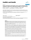 Báo cáo y học: "Impact of the Kenya post-election crisis on clinic attendance and medication adherence for HIV-infected children in western Kenya"