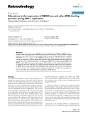 Báo cáo y học: " Alterations in the expression of DEAD-box and other RNA binding proteins during HIV-1 replication"