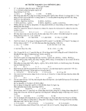  ĐỀ THI THỬ ĐẠI HỌC LẦN 4- MÔN HOÁ (2011) 