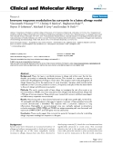 Báo cáo y học: "Immune response modulation by curcumin in a latex allergy model"