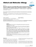 Báo cáo y học: "Systemic and local eosinophil inflammation during the birch pollen season in allergic patients with predominant rhinitis or asthma"