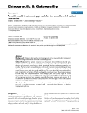 Báo cáo y học: "A multi-modal treatment approach for the shoulder: A 4 patient case series"