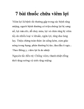 7 bài thuốc chữa viêm lợi