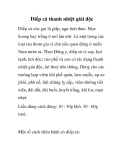 Diếp cá thanh nhiệt giải độc