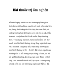 Bài thuốc trị ốm nghén