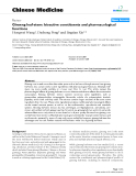 Báo cáo y học: "Ginseng leaf-stem: bioactive constituents and pharmacological functions"