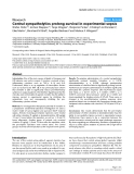 Báo cáo y học: "Central sympatholytics prolong survival in experimental sepsis"