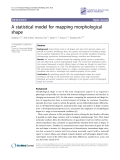 Báo cáo y học: "A statistical model for mapping morphological shape"
