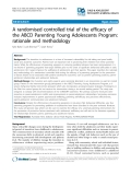 Báo cáo y học: "A randomised controlled trial of the efficacy of the ABCD Parenting Young Adolescents Program: rationale and methodology"
