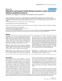 Báo cáo y học: "Education and support needs during recovery in acute respiratory distress syndrome survivors"