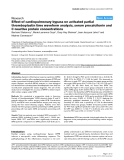 Báo cáo y học: " Effect of cardiopulmonary bypass on activated partial thromboplastin time waveform analysis, serum procalcitonin and C-reactive protein concentrations"