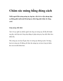 Chăm sóc móng hồng đúng cách